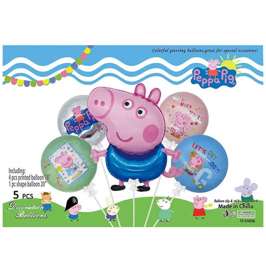 Peppa Pig Foil Balloon Kids Party Bag Australia - KOI KOI INBOX