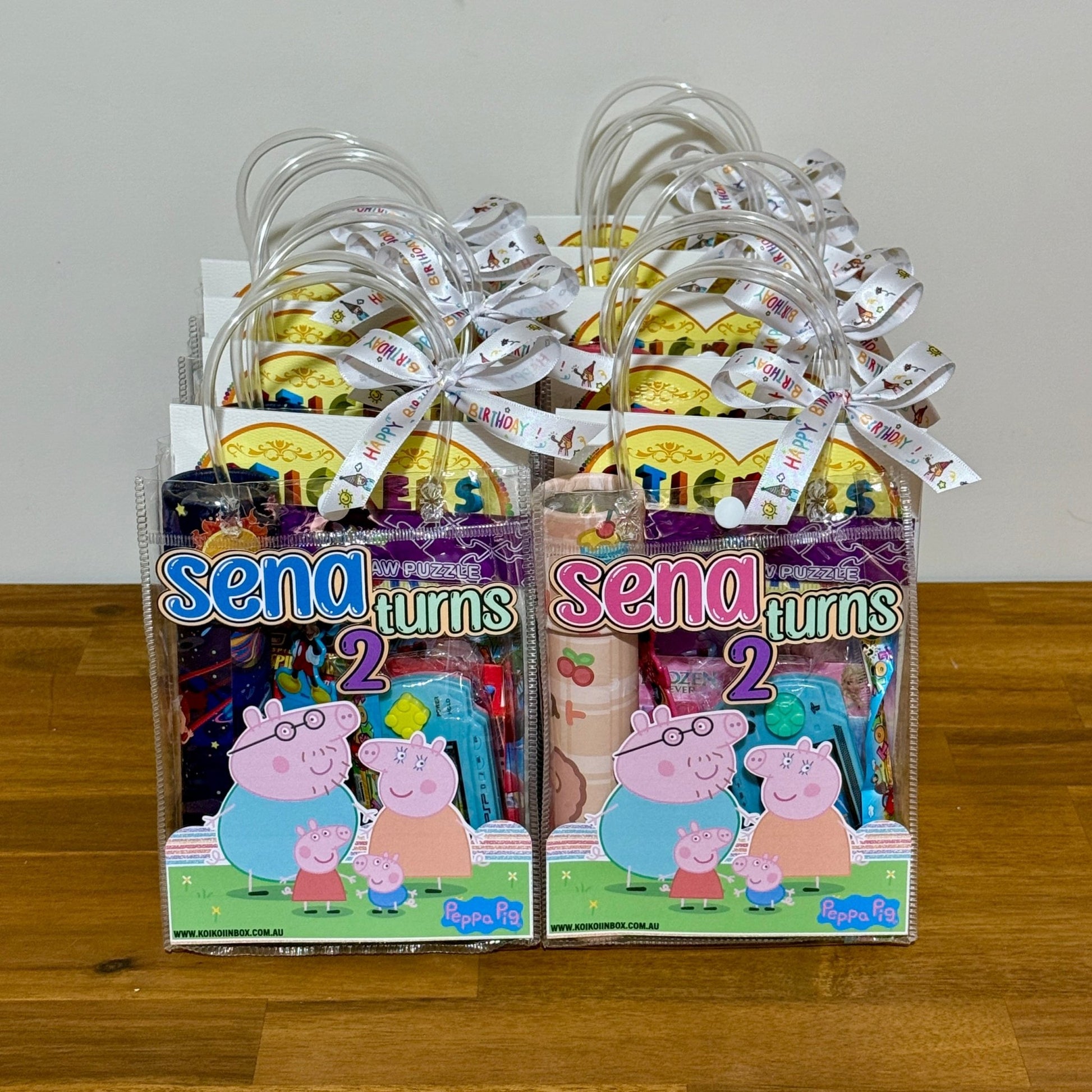 PEPPA PIG Personalised Party Bag Kids Party Bag Australia - KOI KOI INBOX