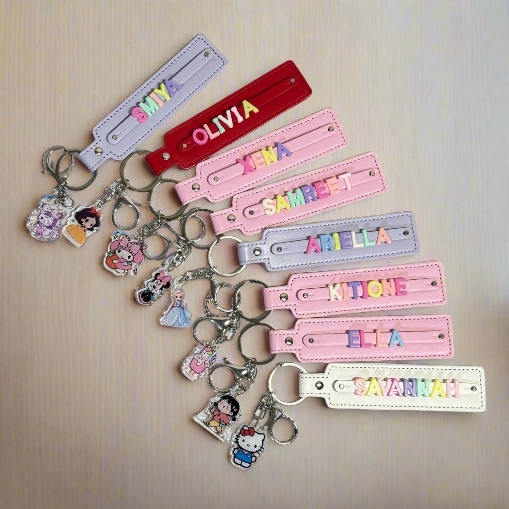 Personalised Keychain (Macarons letters) Kids Party Bag Australia - KOI KOI INBOX