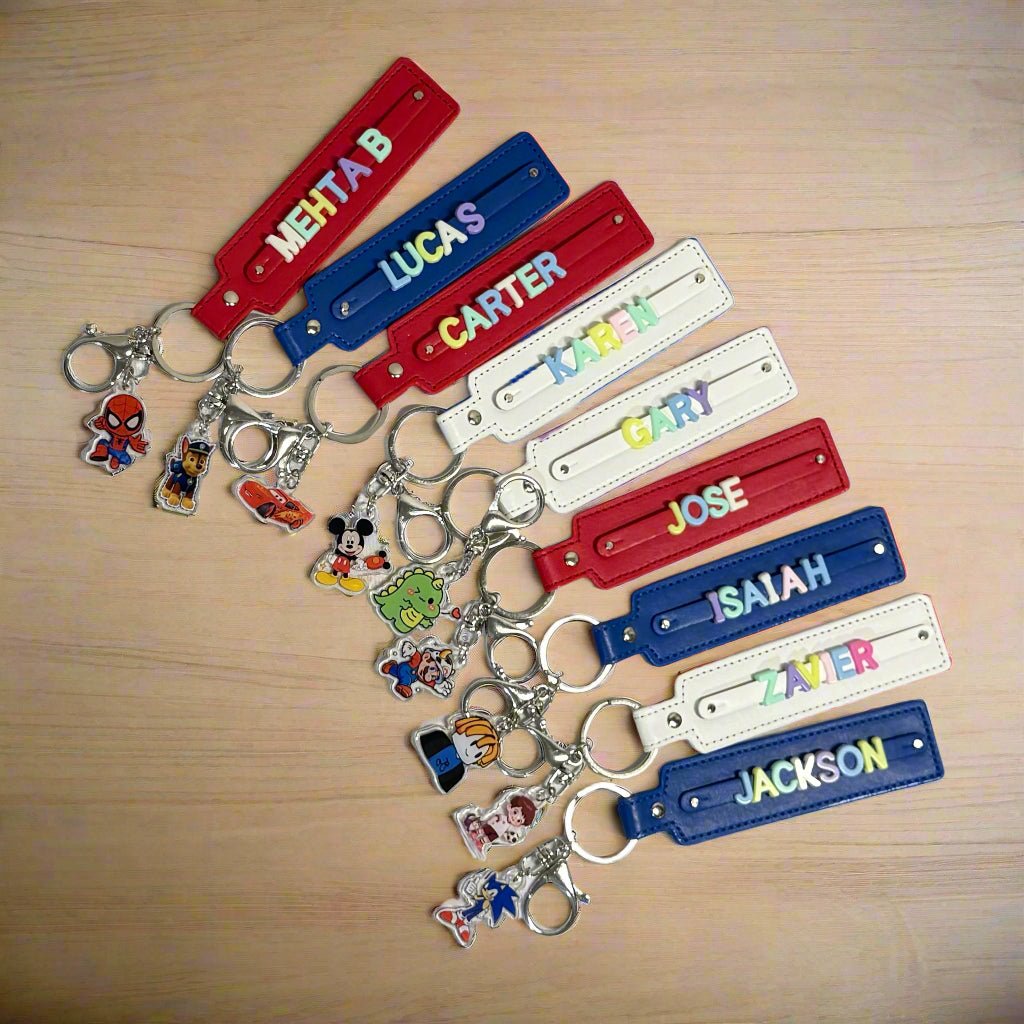 Personalised Keychain (Macarons letters) Kids Party Bag Australia - KOI KOI INBOX