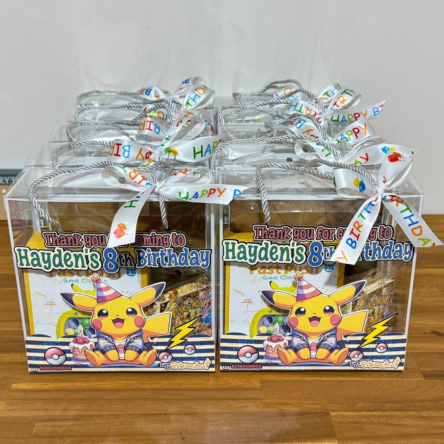 PIKACHU Personalised Party Bag Kids Party Bag Australia - KOI KOI INBOX