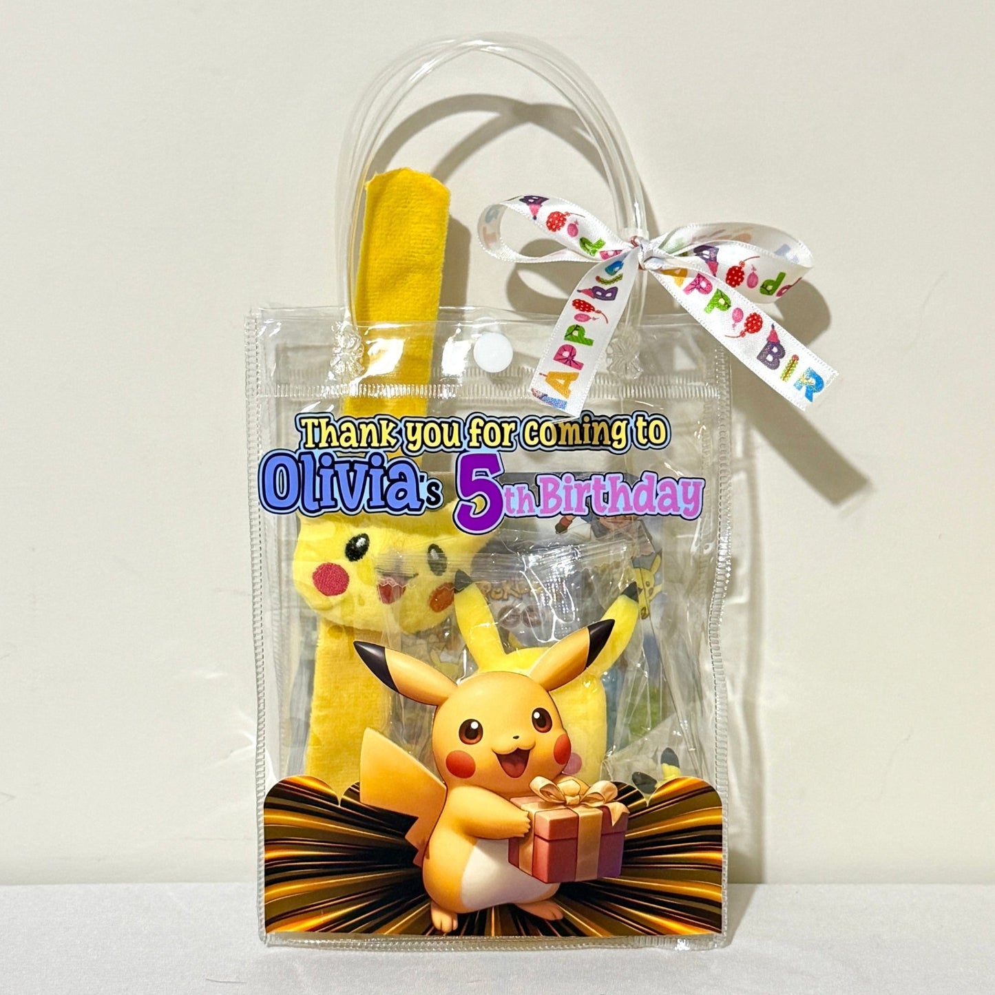 PIKACHU Personalised Party Bag Kids Party Bag Australia - KOI KOI INBOX