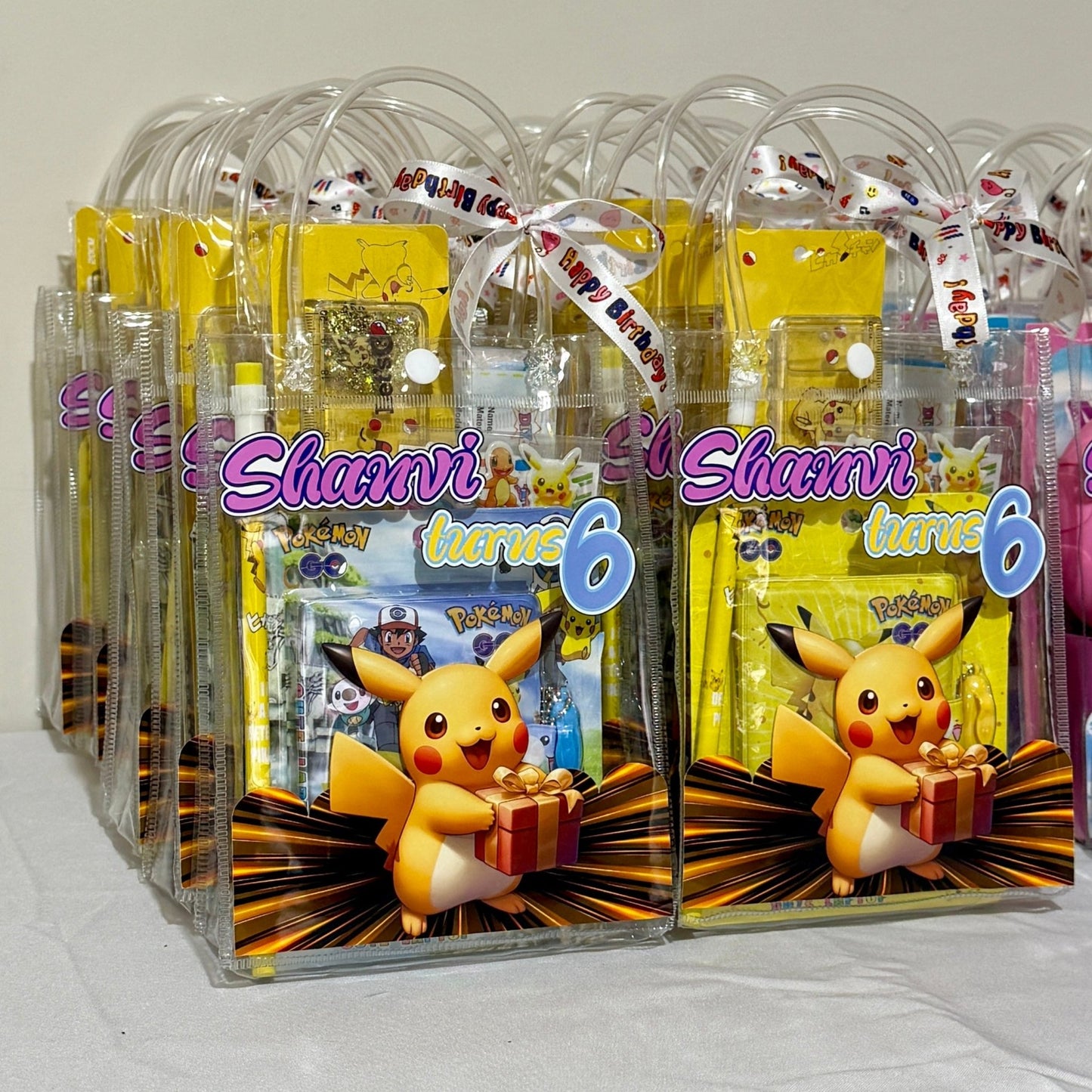 PIKACHU Personalised Party Bag Kids Party Bag Australia - KOI KOI INBOX