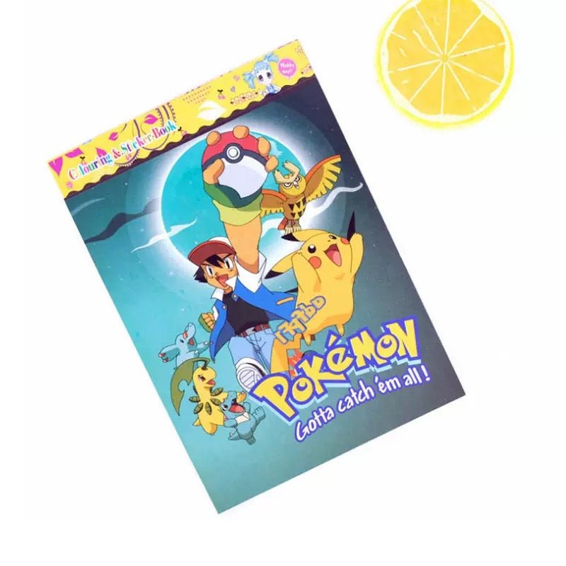 PKC Colouring & Sticker Book (12 in a pack) Kids Party Bag Australia - KOI KOI INBOX