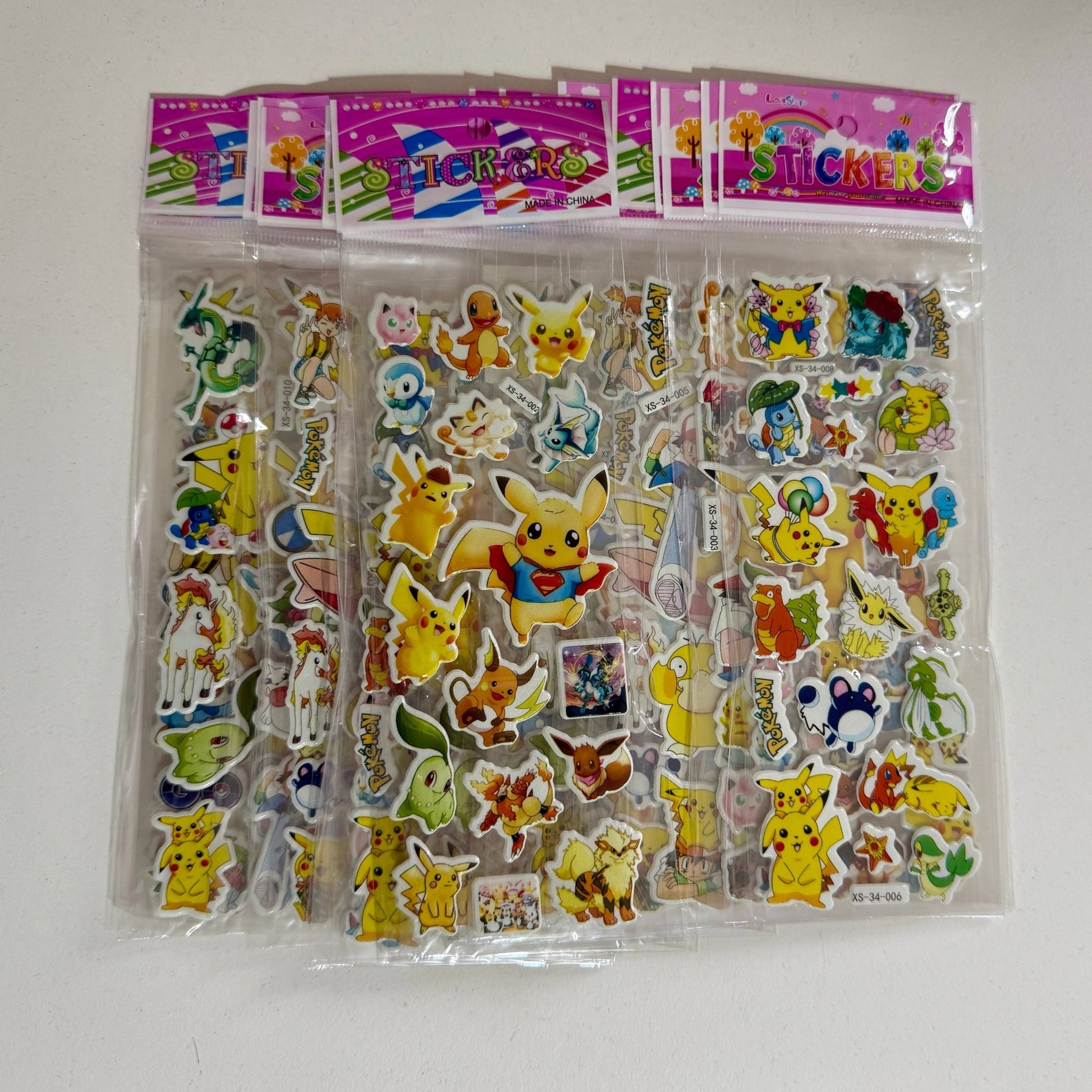 PKC Stickers (5 Sheets) Kids Party Bag Australia - KOI KOI INBOX