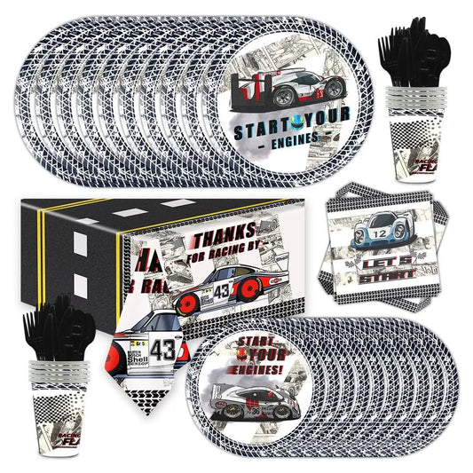 Racing Car Tableware Kids Party Bag Australia - KOI KOI INBOX