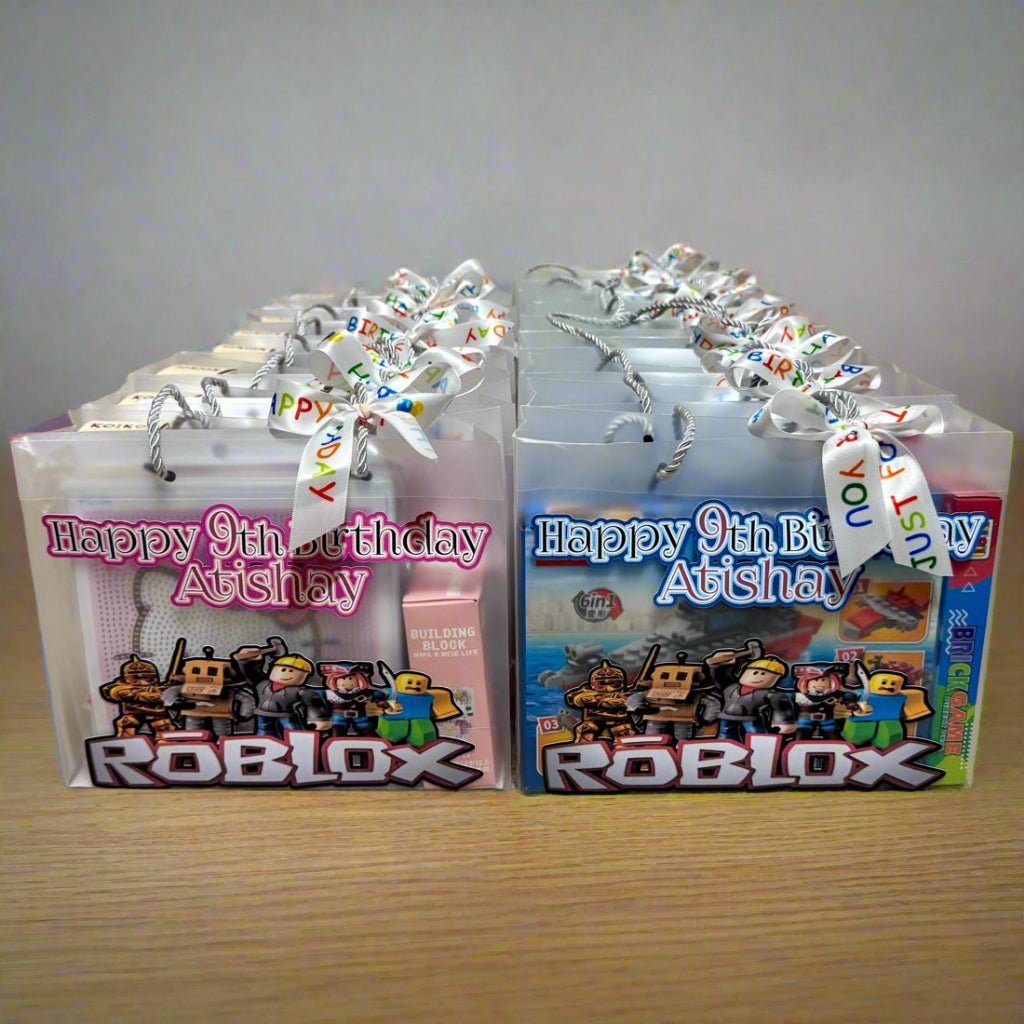 ROBLOX Personalised Party Bag Kids Party Bag Australia - KOI KOI INBOX