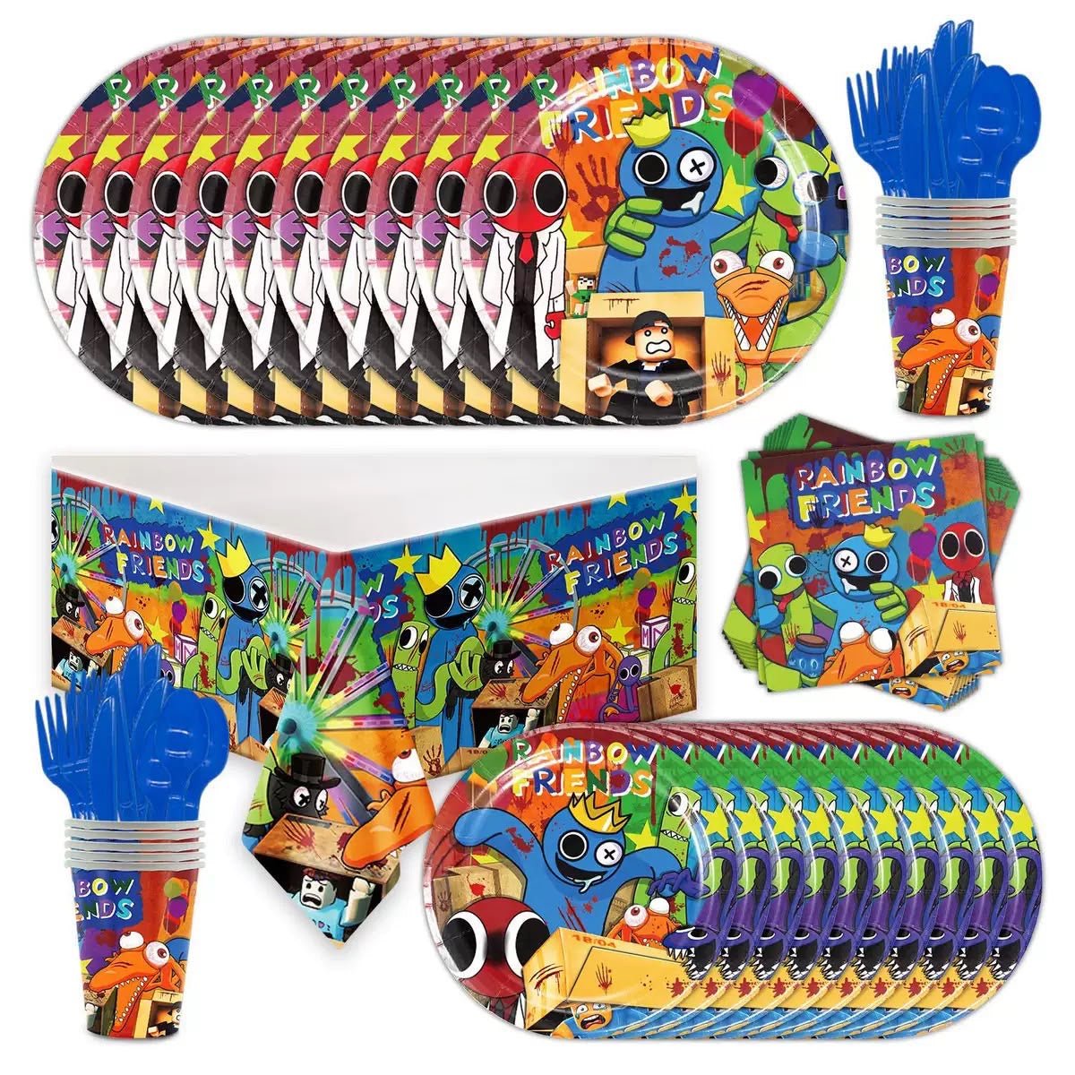 Roblox Rainbow Friends Tableware Kids Party Bag Australia - KOI KOI INBOX