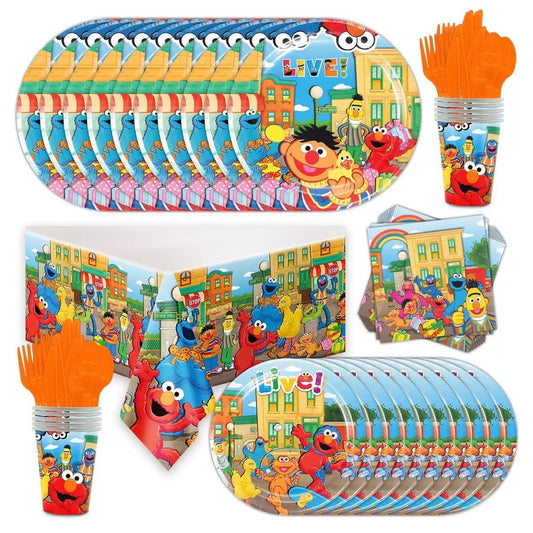 Sesame Street Tableware Kids Party Bag Australia - KOI KOI INBOX