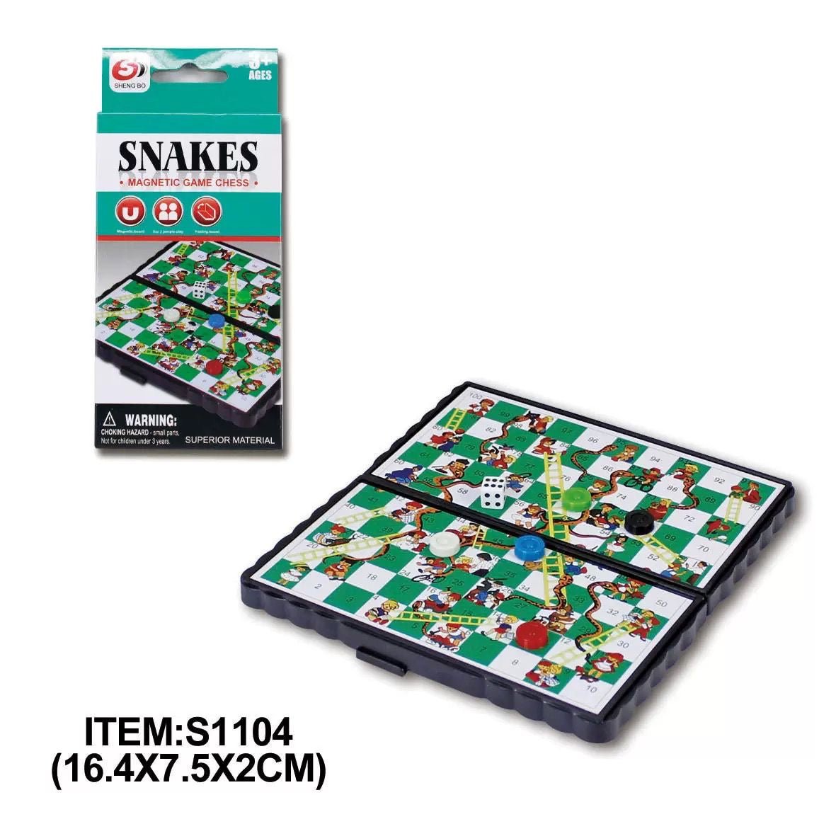 Snakes and Ladders Magnetic Game Chess Kids Party Bag Australia - KOI KOI INBOX