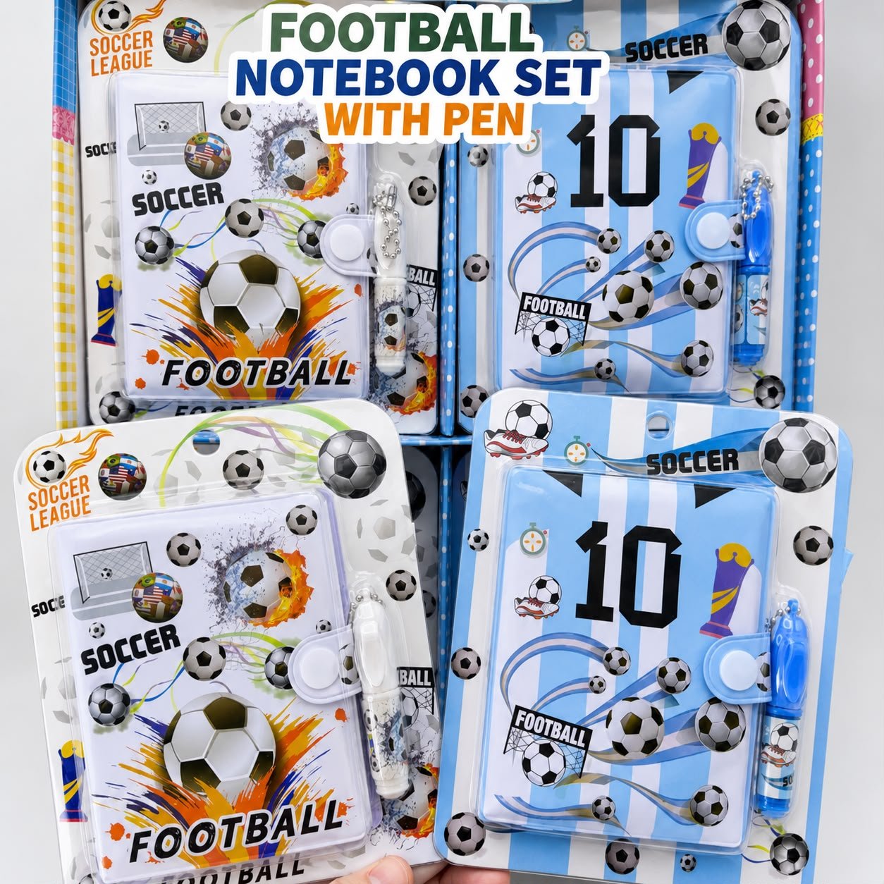 Soccer Notebook with Pen Kids Party Bag Australia - KOI KOI INBOX