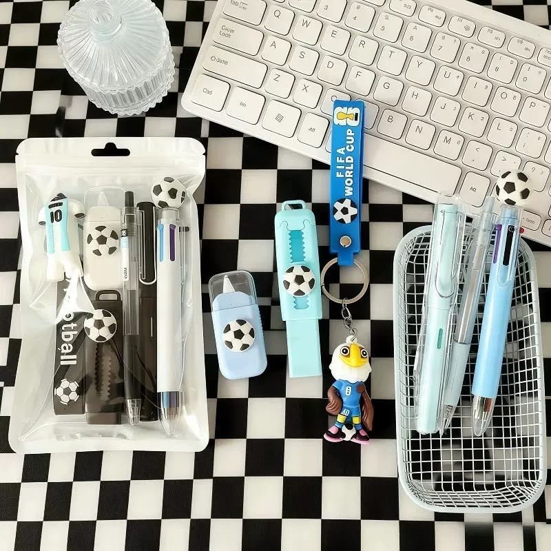 Soccer Stationery & Keychain Gift Pack Kids Party Bag Australia - KOI KOI INBOX
