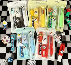 Soccer Stationery & Keychain Gift Pack Kids Party Bag Australia - KOI KOI INBOX