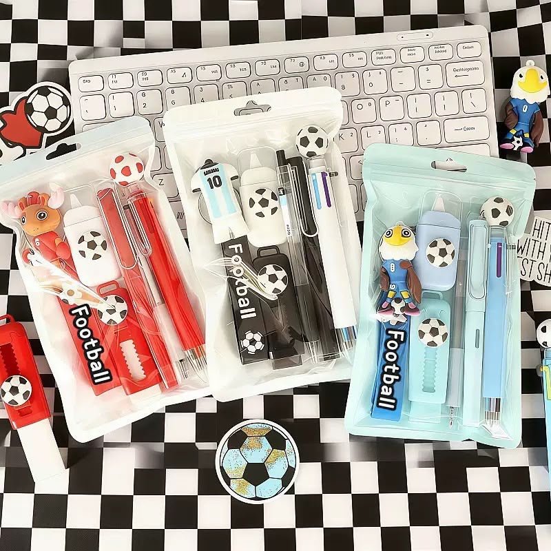 Soccer Stationery & Keychain Gift Pack Kids Party Bag Australia - KOI KOI INBOX