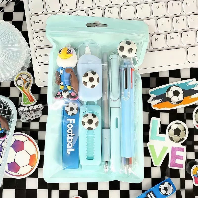 Soccer Stationery & Keychain Gift Pack Kids Party Bag Australia - KOI KOI INBOX