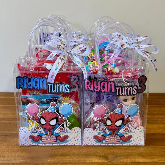 SPIDERMAN Personalised Party Bag Kids Party Bag Australia - KOI KOI INBOX