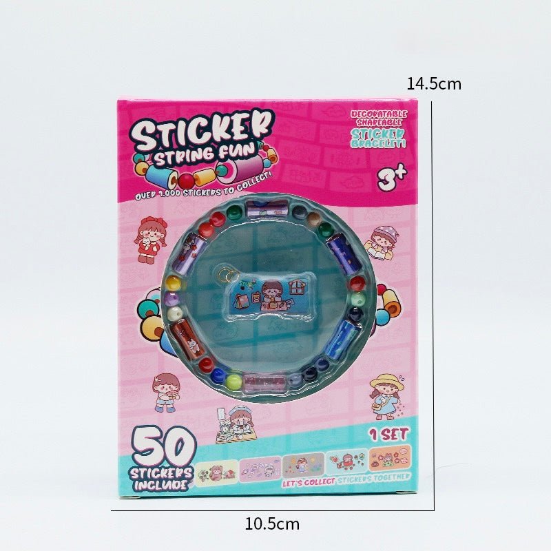 Sticker String Fun Bracelet Kids Party Bag Australia - KOI KOI INBOX
