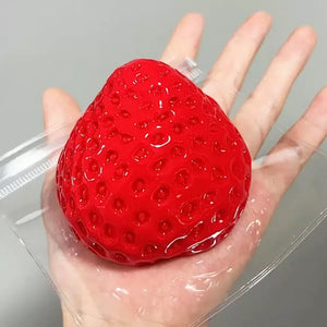 Strawberry Squishy Toy – Sensory Toy & Party Bag Filler Kids Party Bag Australia - KOI KOI INBOX