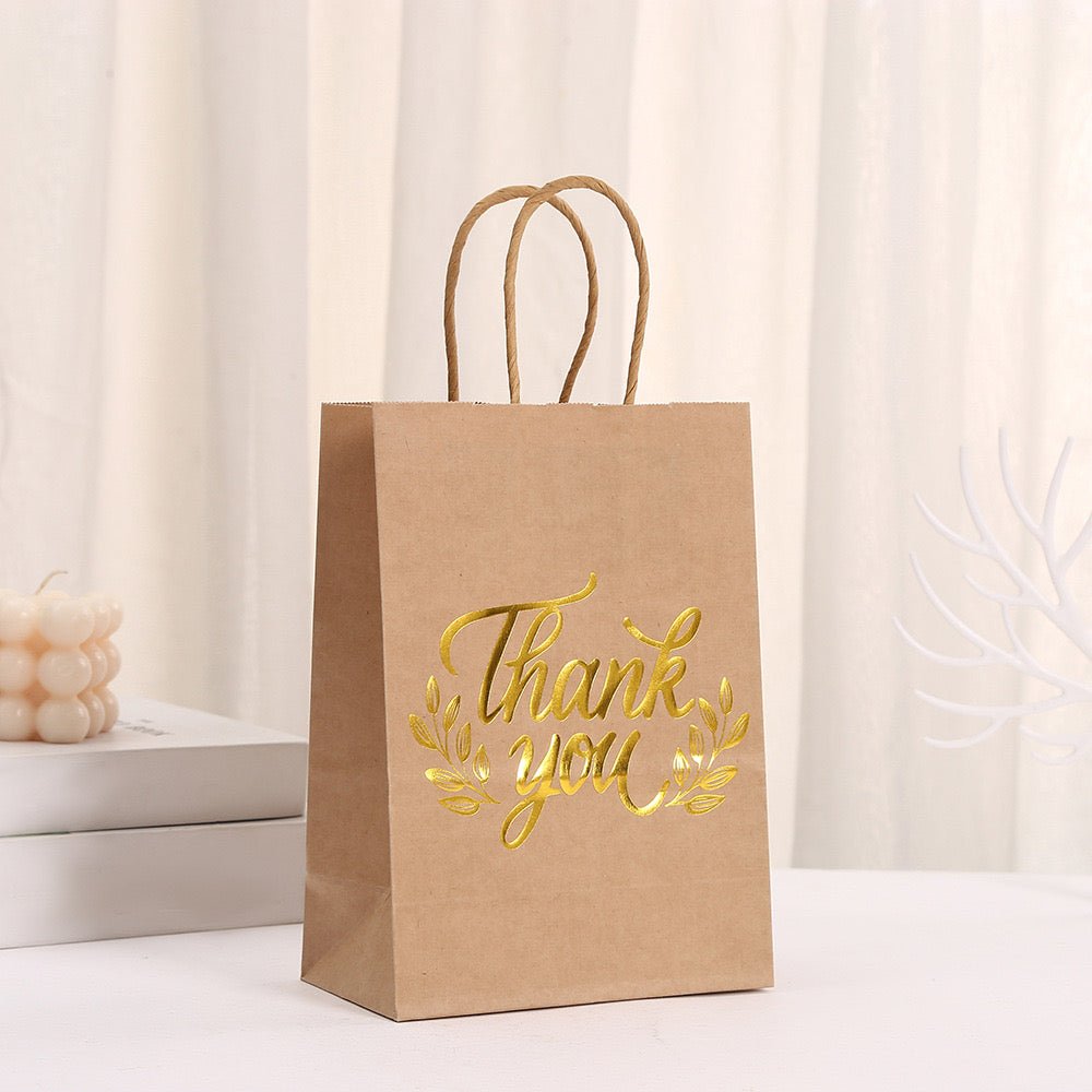 Thank You Paper Bag (12 pieces) Kids Party Bag Australia - KOI KOI INBOX